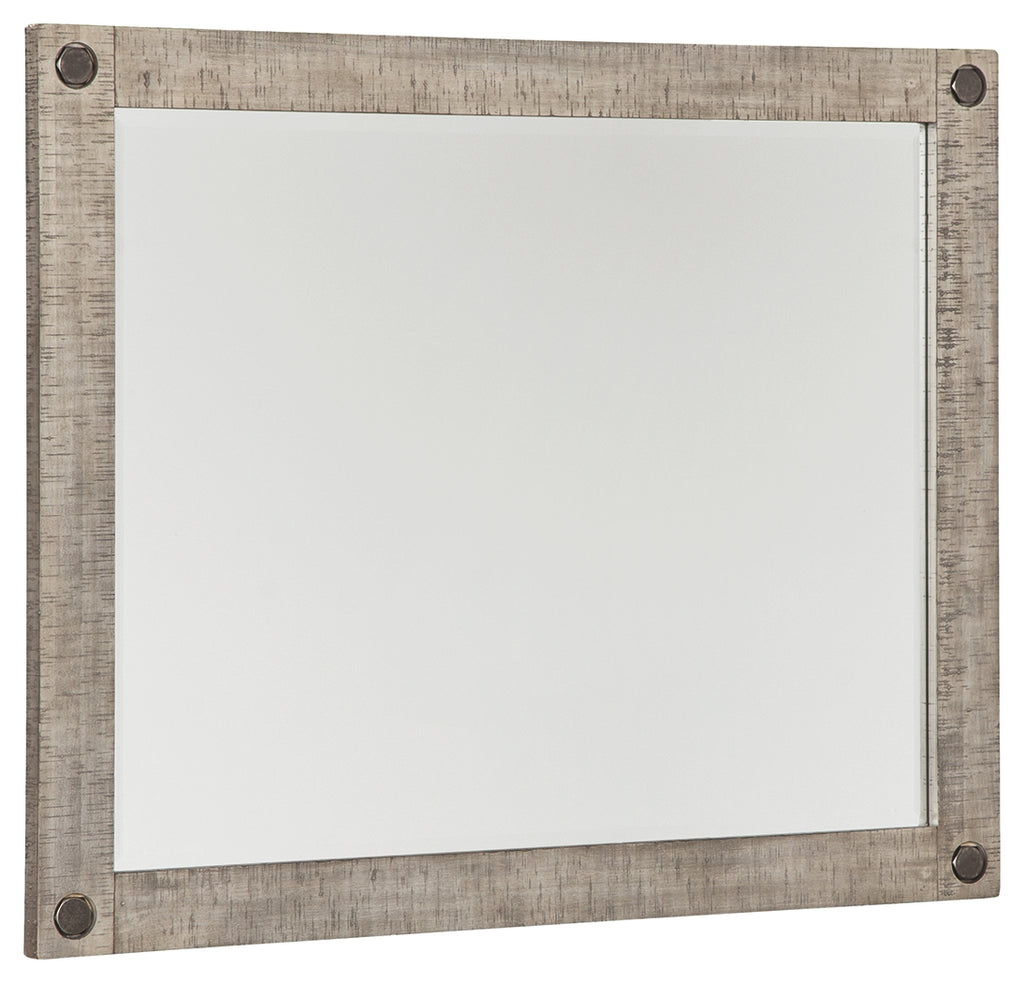 Naydell B639-36 Rustic Gray Bedroom Mirror