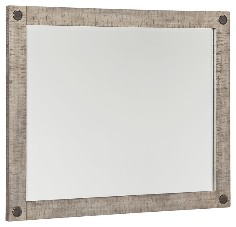 Naydell B639-36 Rustic Gray Bedroom Mirror