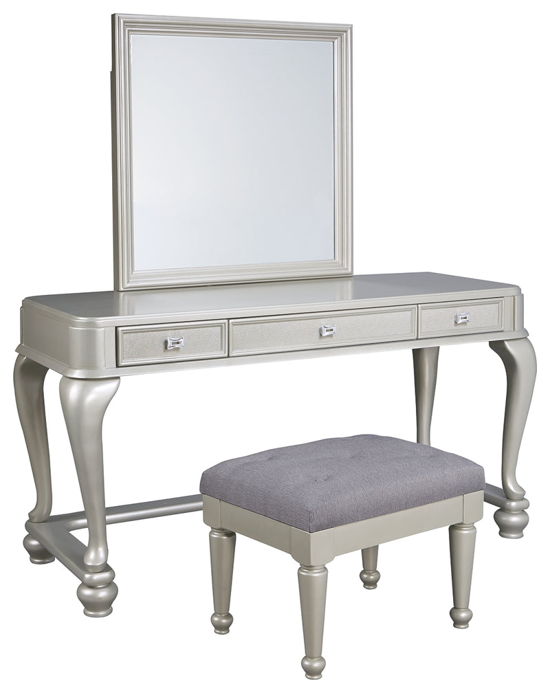 Coralayne B650 Silver 3-Piece Vanity Set