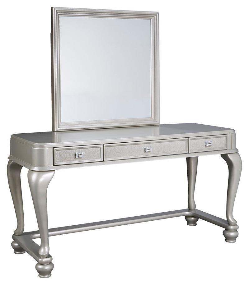 Coralayne B650B16 Silver Vanity and Mirror