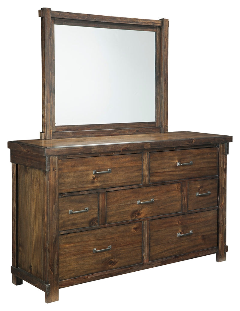Lakeleigh B718B1 Brown Dresser and Mirror