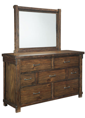 Lakeleigh B718-36 Brown Bedroom Mirror