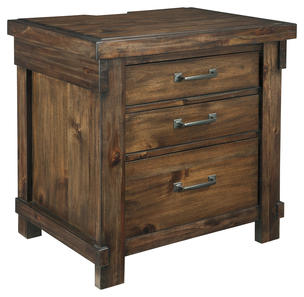 Lakeleigh B718-93 Brown Three Drawer Night Stand