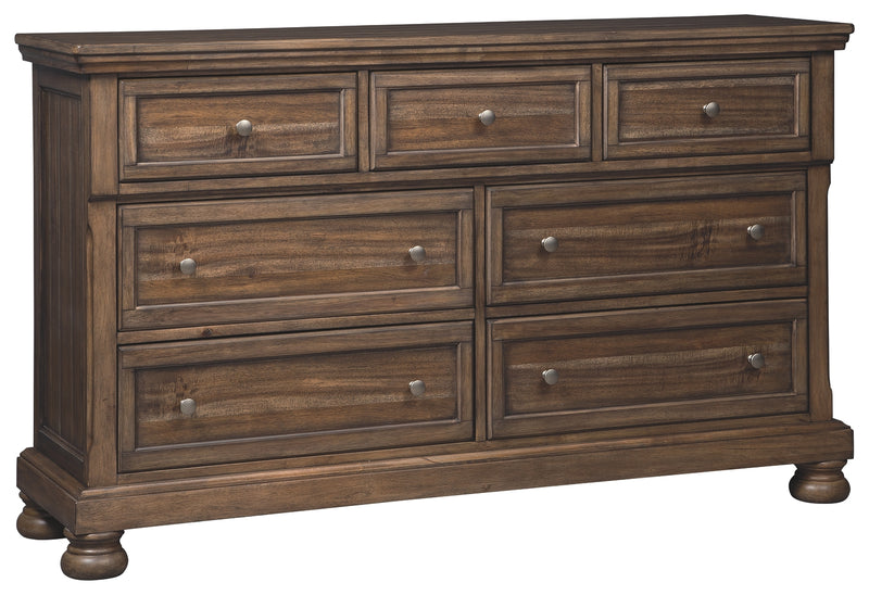 Flynnter B719-31 Medium Brown Dresser