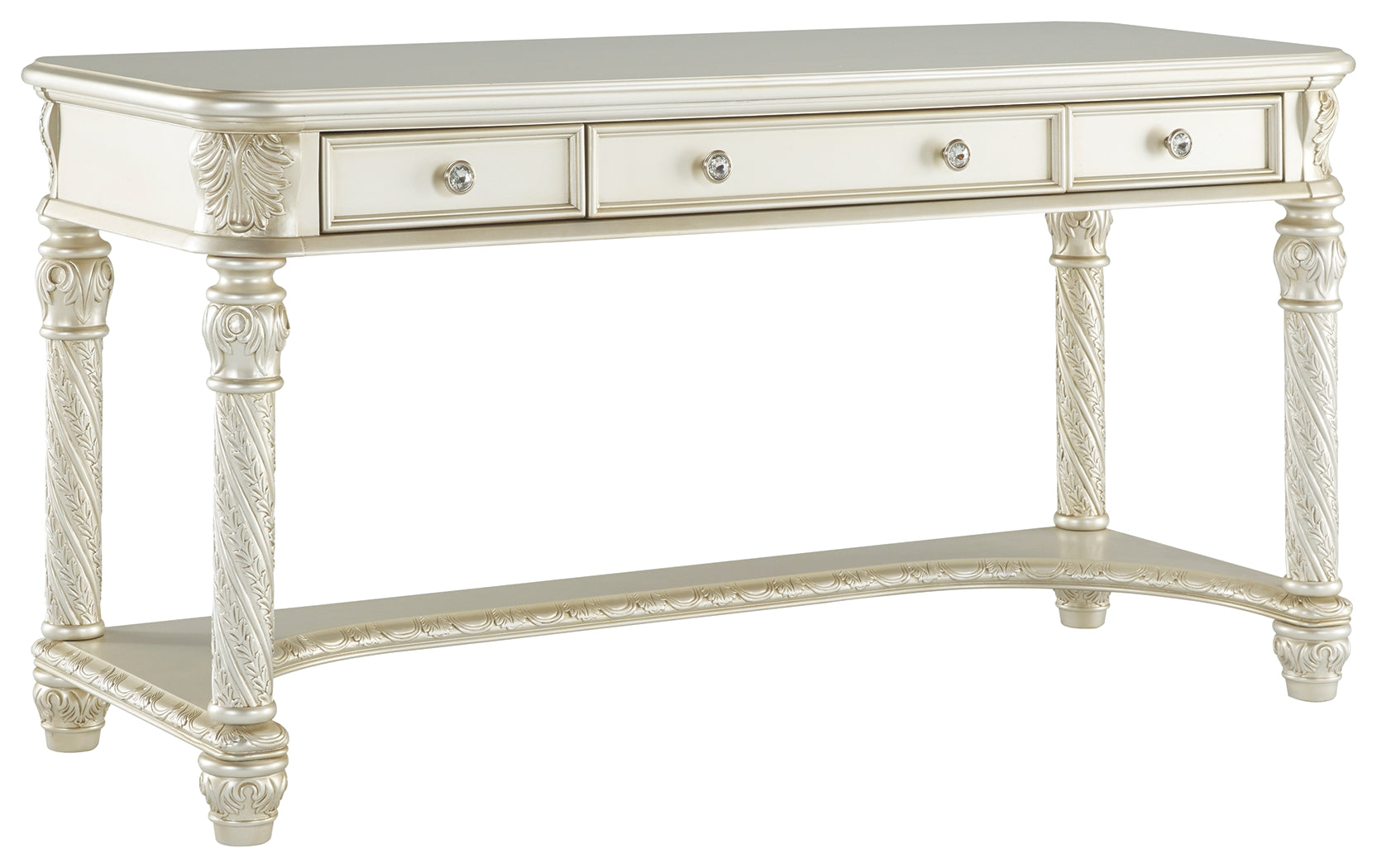 cassimore pearl silver dresser Cassimore Dresser in Pearl Silver/Dark Brown B750-31