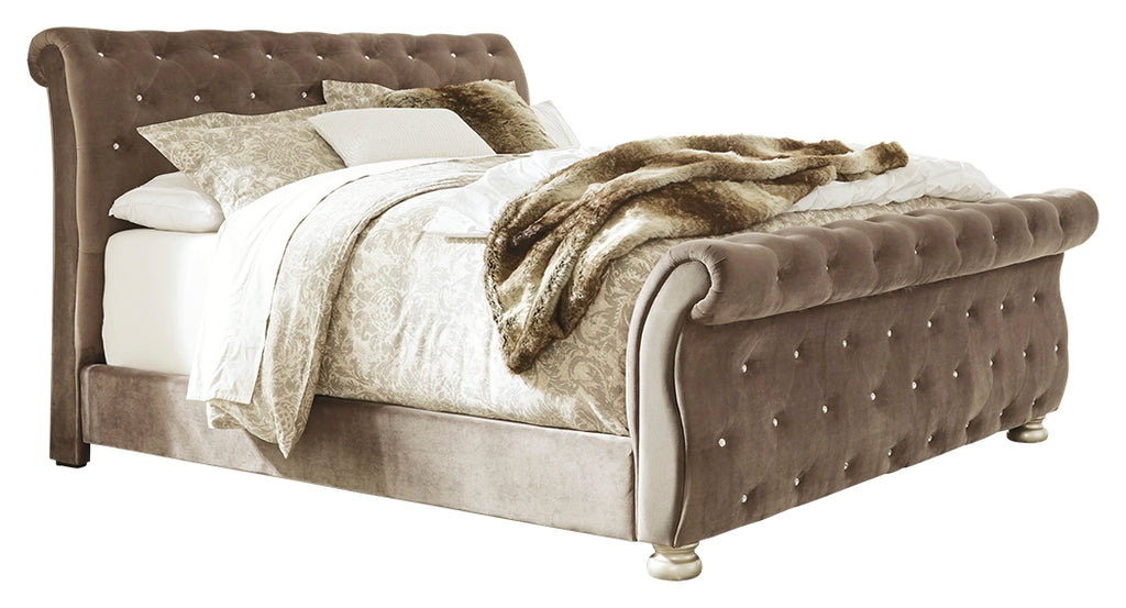 Cassimore B750B10 Gray King Upholstered Bed