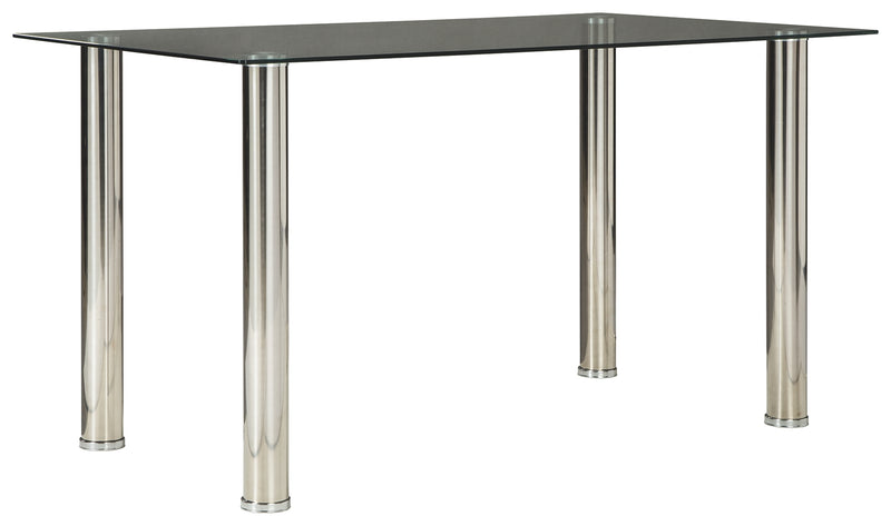 Sariden D170-125 Chrome Finish Rectangular Dining Room Table