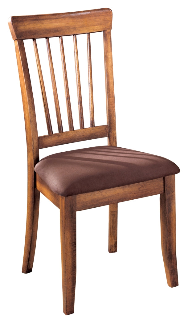 Berringer D199-01 Rustic Brown Dining UPH Side Chair 2CN
