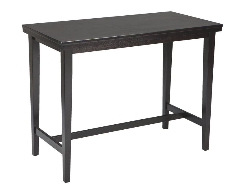 Kimonte D250-13 Dark Brown RECT Dining Room Counter Table