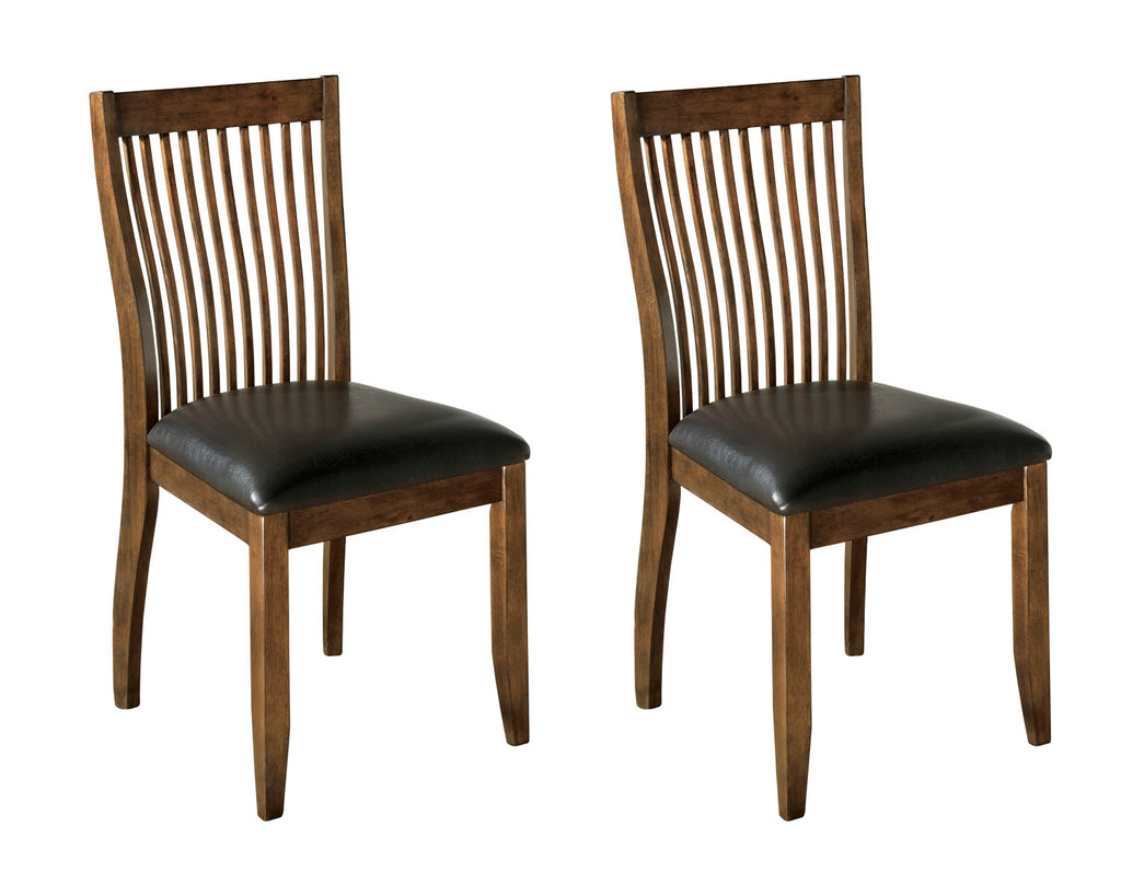 Stuman D293 Medium Brown 2-Piece Dining Chair Set