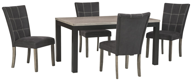 Dontally D294 Two-tone 5-Piece Dining Room Set