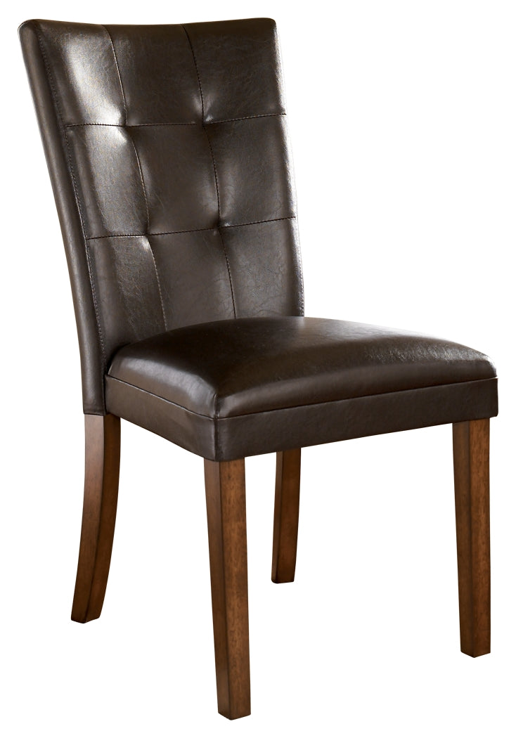 Lacey D328-01 Medium Brown Dining UPH Side Chair 2CN