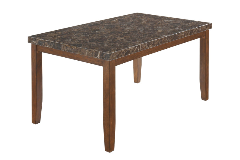 Lacey D328-25 Medium Brown Rectangular Dining Room Table
