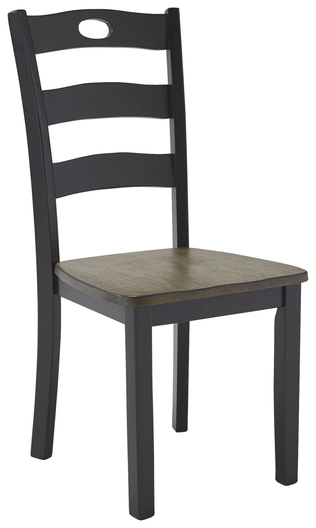 Froshburg D338-01 Grayish BrownBlack Dining Room Side Chair 2CN