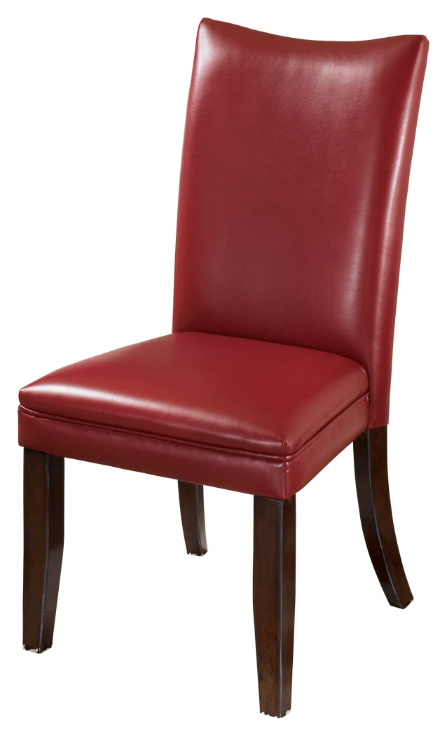 Charrell D357-03 Red Dining UPH Side Chair 2CN
