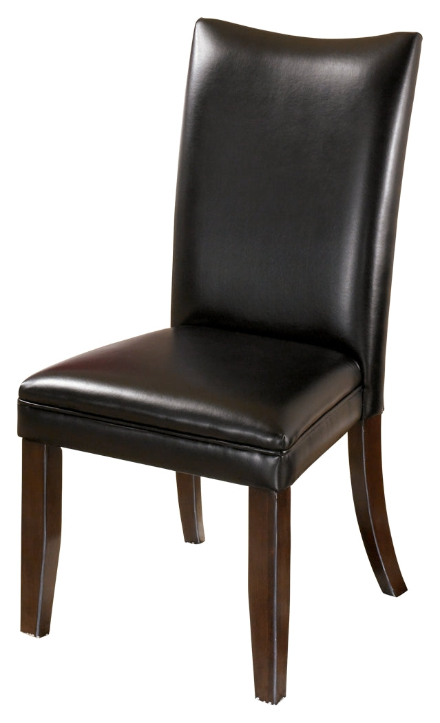 Charrell D357-04 Black Dining UPH Side Chair 2CN
