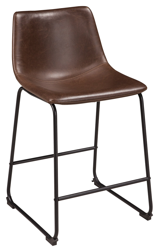 Centiar D372-124 Brown Upholstered Barstool 2CN