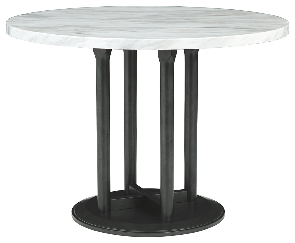Centiar D372-14 Two-tone Round Dining Room Table