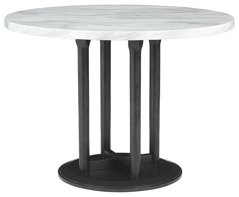 Centiar D372-14 Two-tone Round Dining Room Table