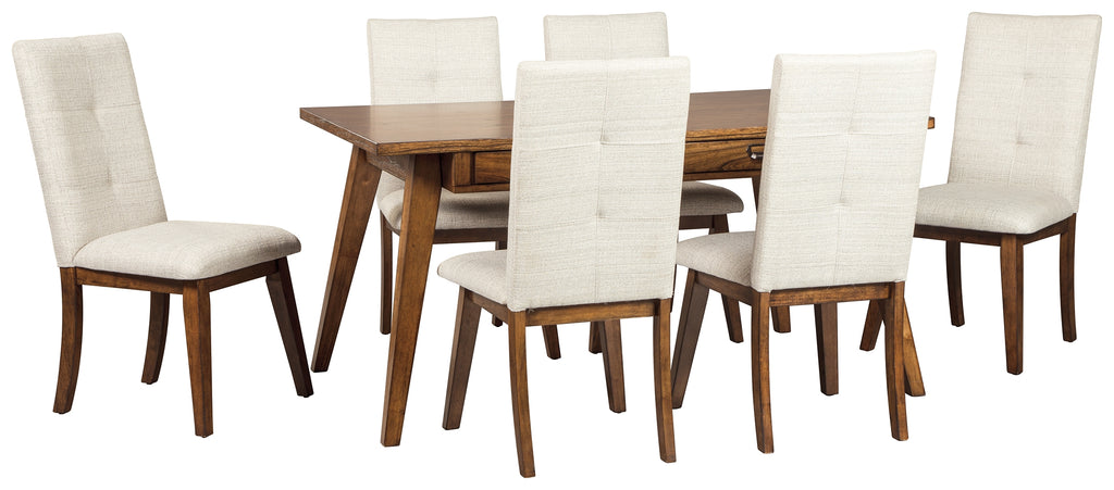 Centiar D372 Two-tone Brown 7-Piece Dining Room Set