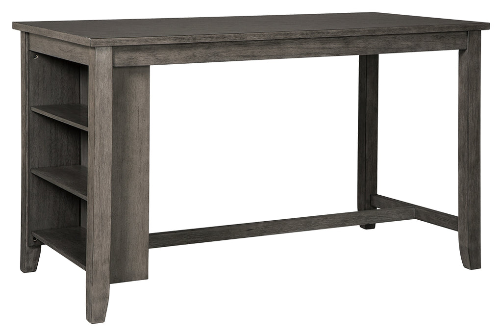Caitbrook D388-13 Gray RECT Dining Room Counter Table