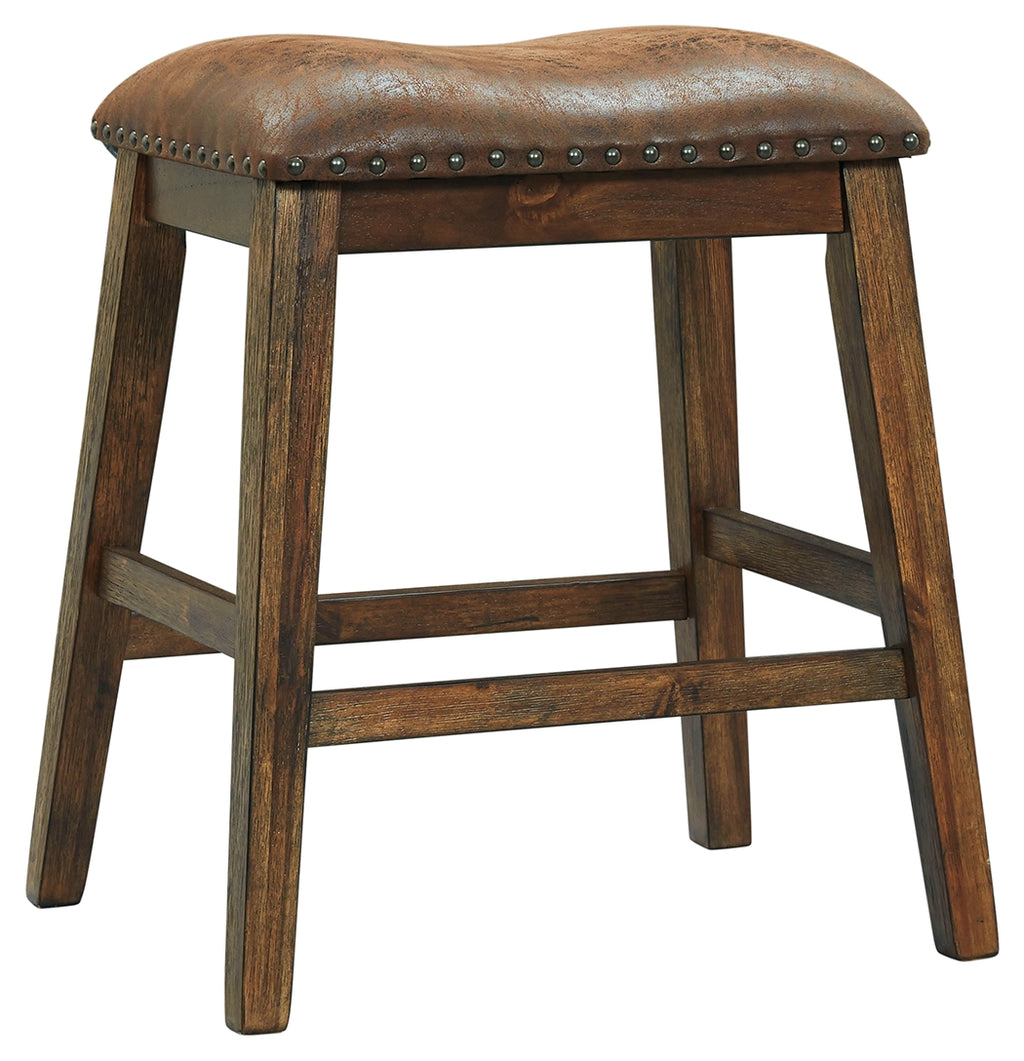 Chaleny D392-024 Warm Brown Upholstered Stool 2CN
