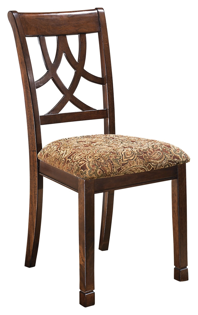 Leahlyn D436-01 Medium Brown Dining UPH Side Chair 2CN