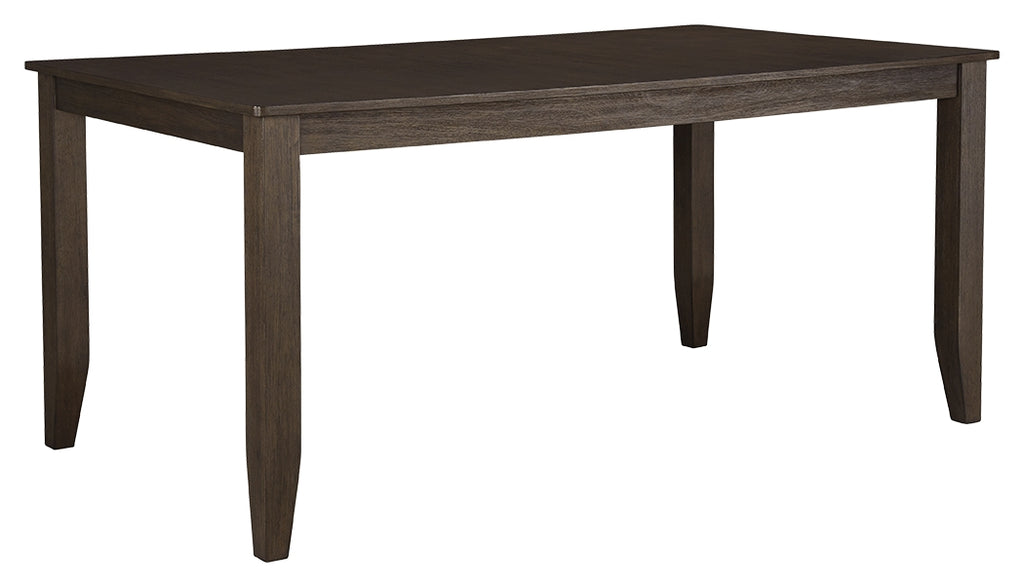 Dresbar D485-25 Grayish Brown Rectangular Dining Room Table