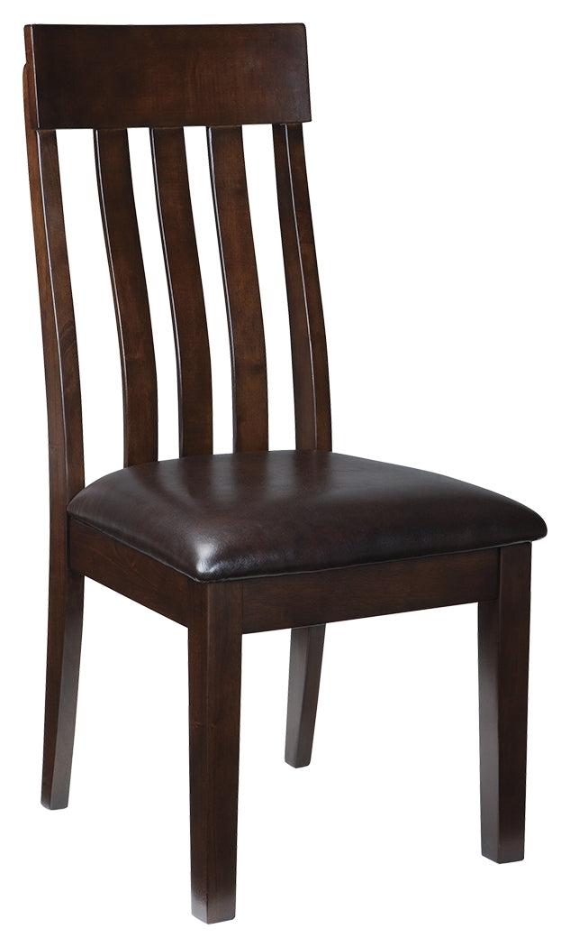 Haddigan D596-01 Dark Brown Dining UPH Side Chair 2CN