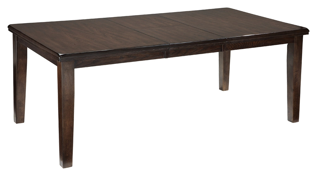 Haddigan D596-35 Dark Brown RECT Dining Room EXT Table