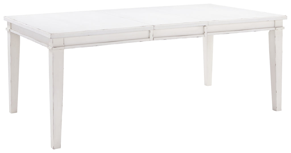 Danbeck D603-35 White RECT Dining Room EXT Table