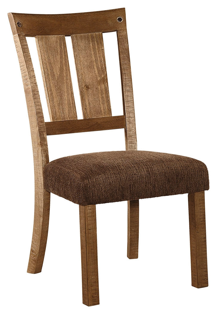 Tamilo D714 Dark Brown 2-Piece Dining Chair Set