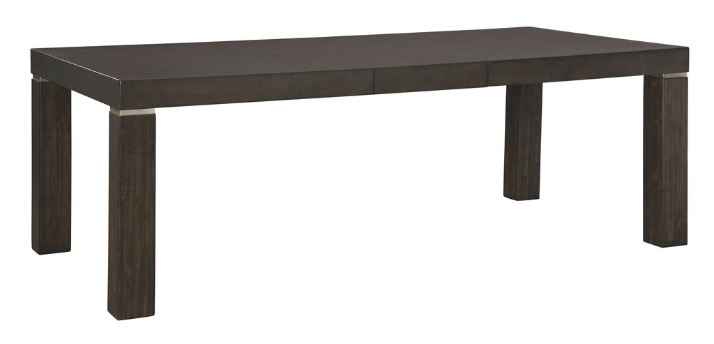 Hyndell D731-35 Dark Brown RECT Dining Room EXT Table