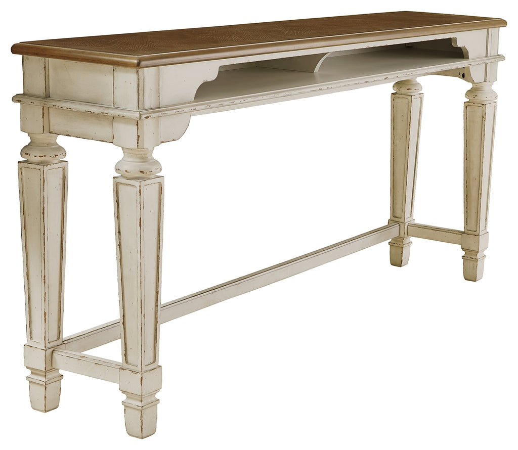 Realyn D743-52 Two-tone Long Counter Table