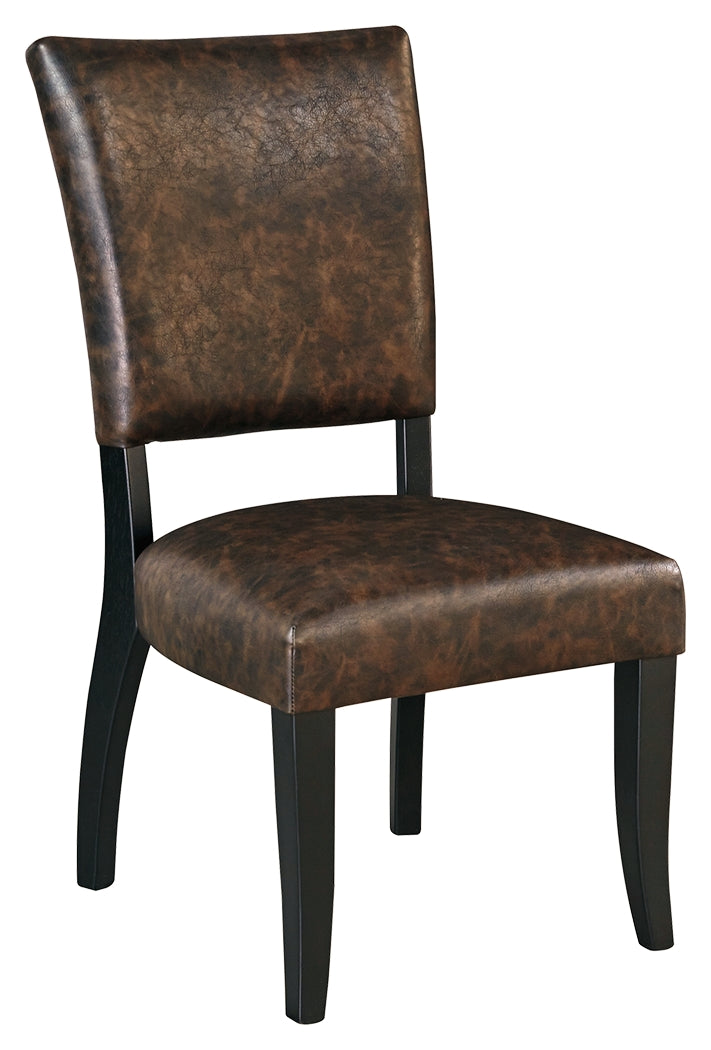 Sommerford D775-02 Brown Dining UPH Side Chair 2CN