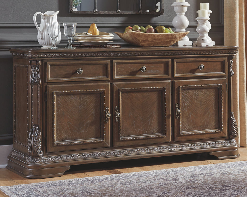 Charmond D803-80 Brown Dining Room Buffet