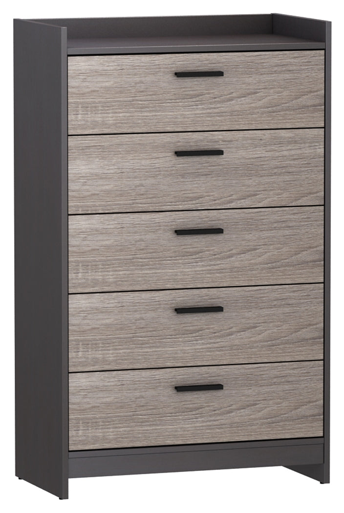 Central Park EB208748JS Two-tone Five Drawer Chest
