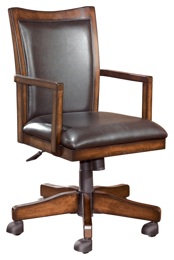 Hamlyn H527-01A Medium Brown Home Office Swivel Desk Chair