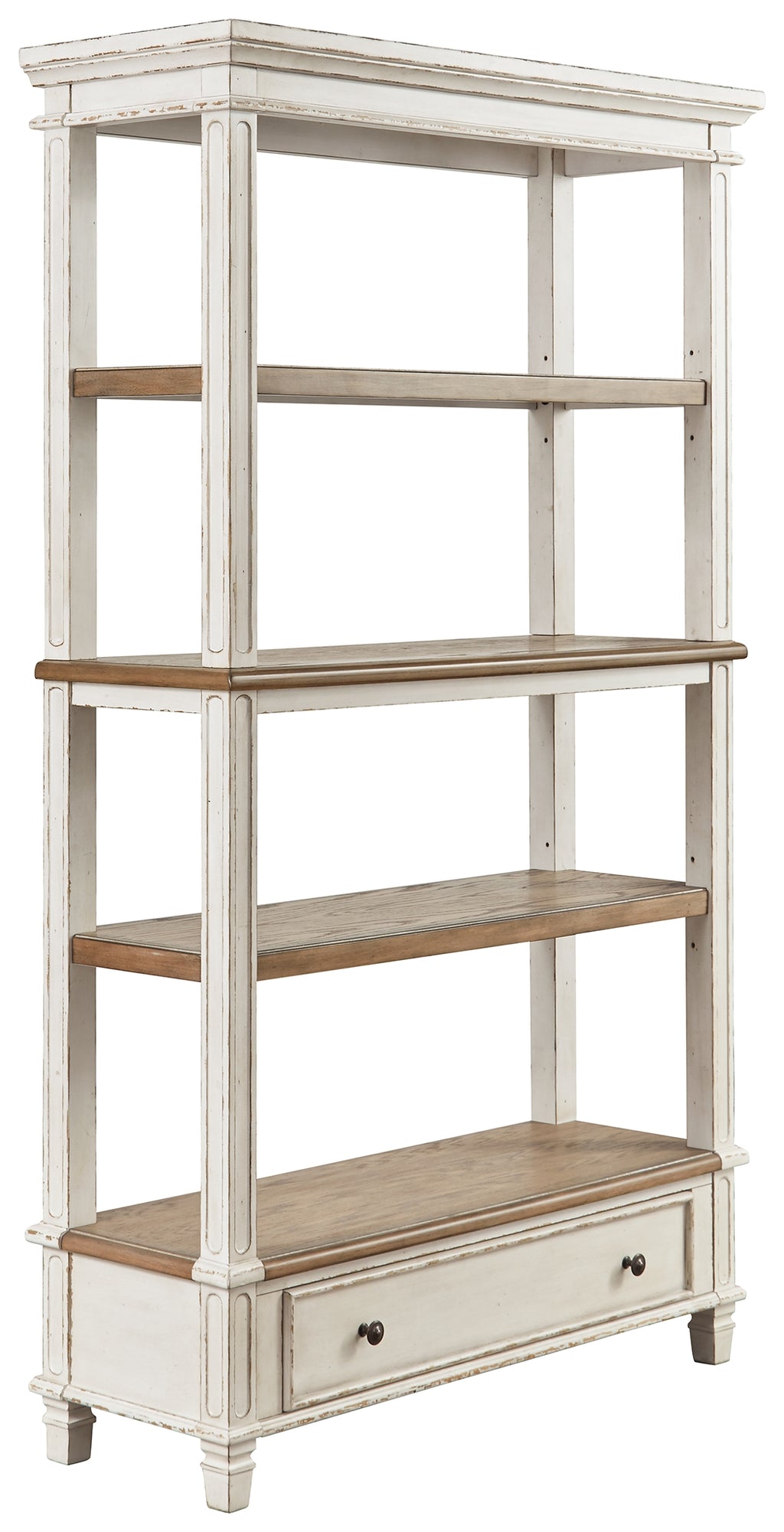 Realyn H743-70 BrownWhite Bookcase