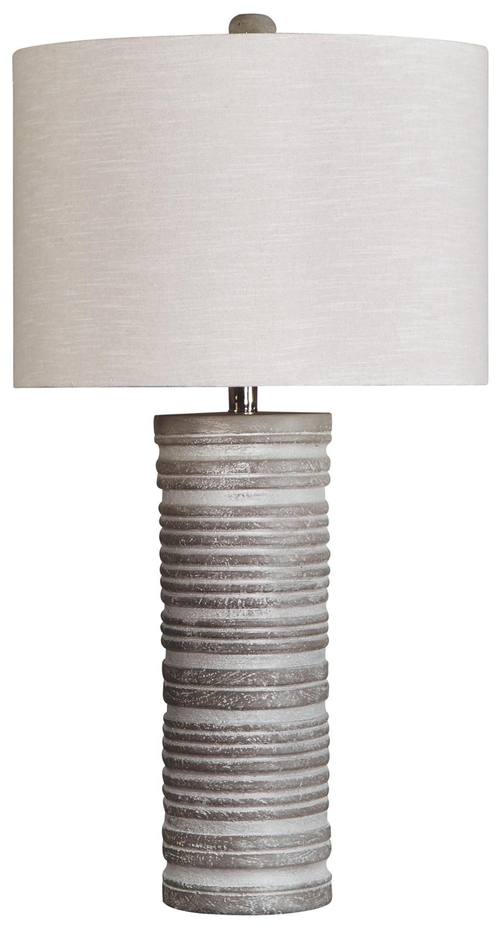 Nadyia L235604 Gray Paper Table Lamp 2CN