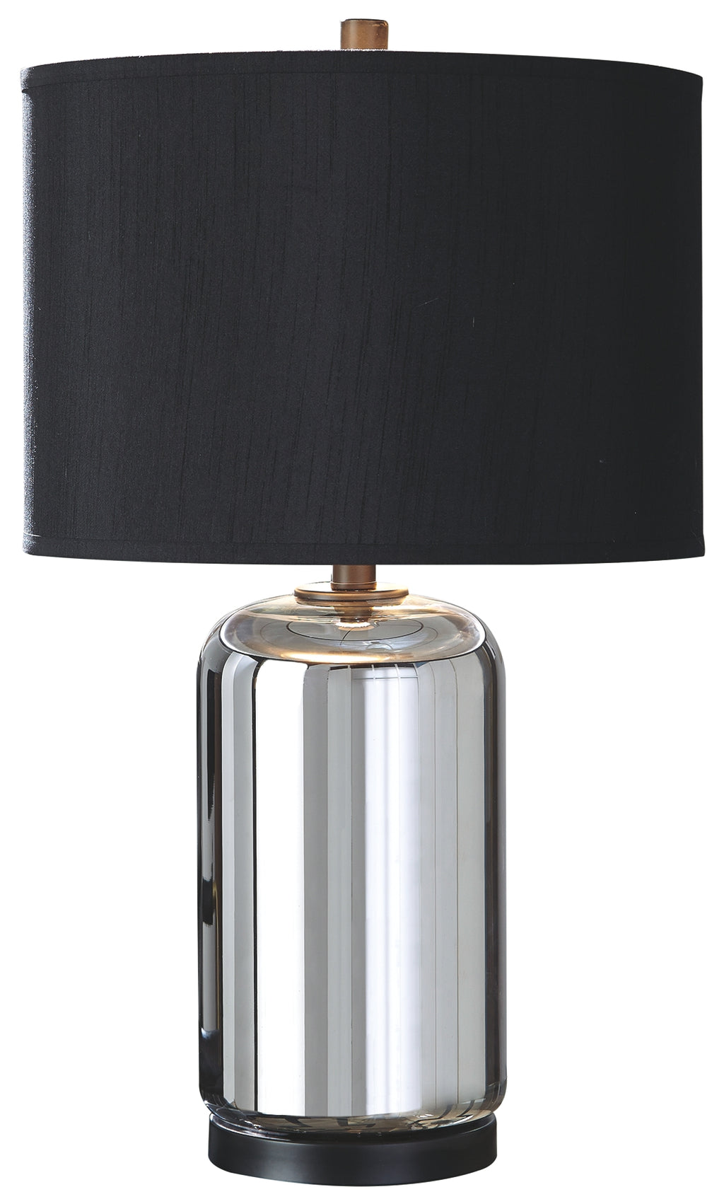 Marinda L430634 Silver Finish Glass Table Lamp 2CN