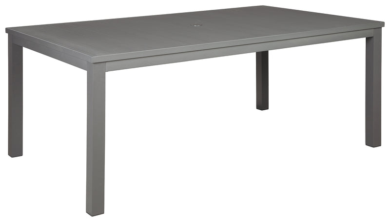 Okada P315-625 Gray RECT Dining Table wUMB OPT