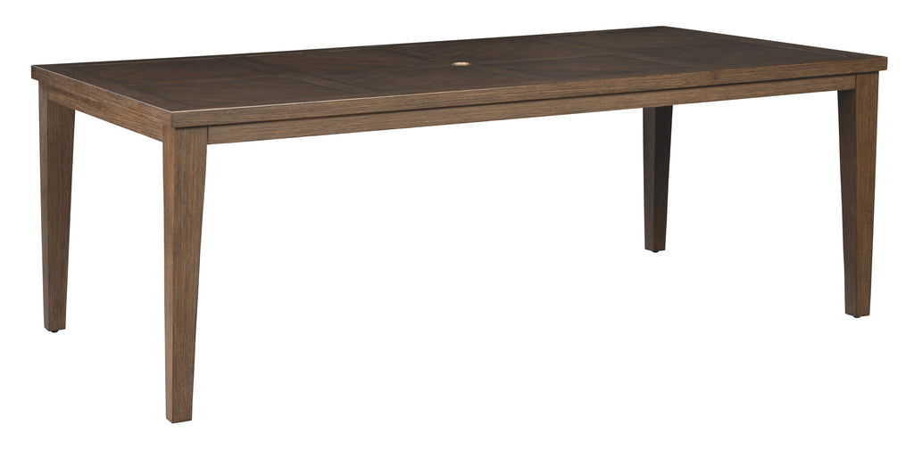 Paradise Trail P750-625 Medium Brown RECT Dining Table wUMB OPT