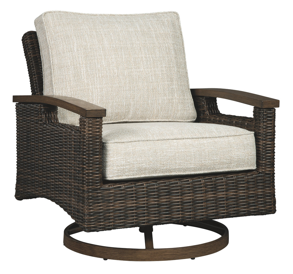 Paradise Trail P750-821 Medium Brown Swivel Lounge Chair 2CN