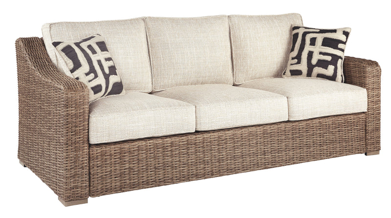 Beachcroft P791-838 Beige Sofa with Cushion