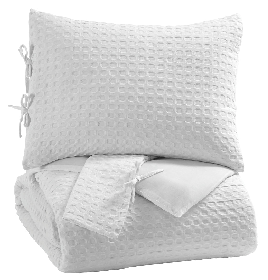 Maurilio Q781003K White King Comforter Set