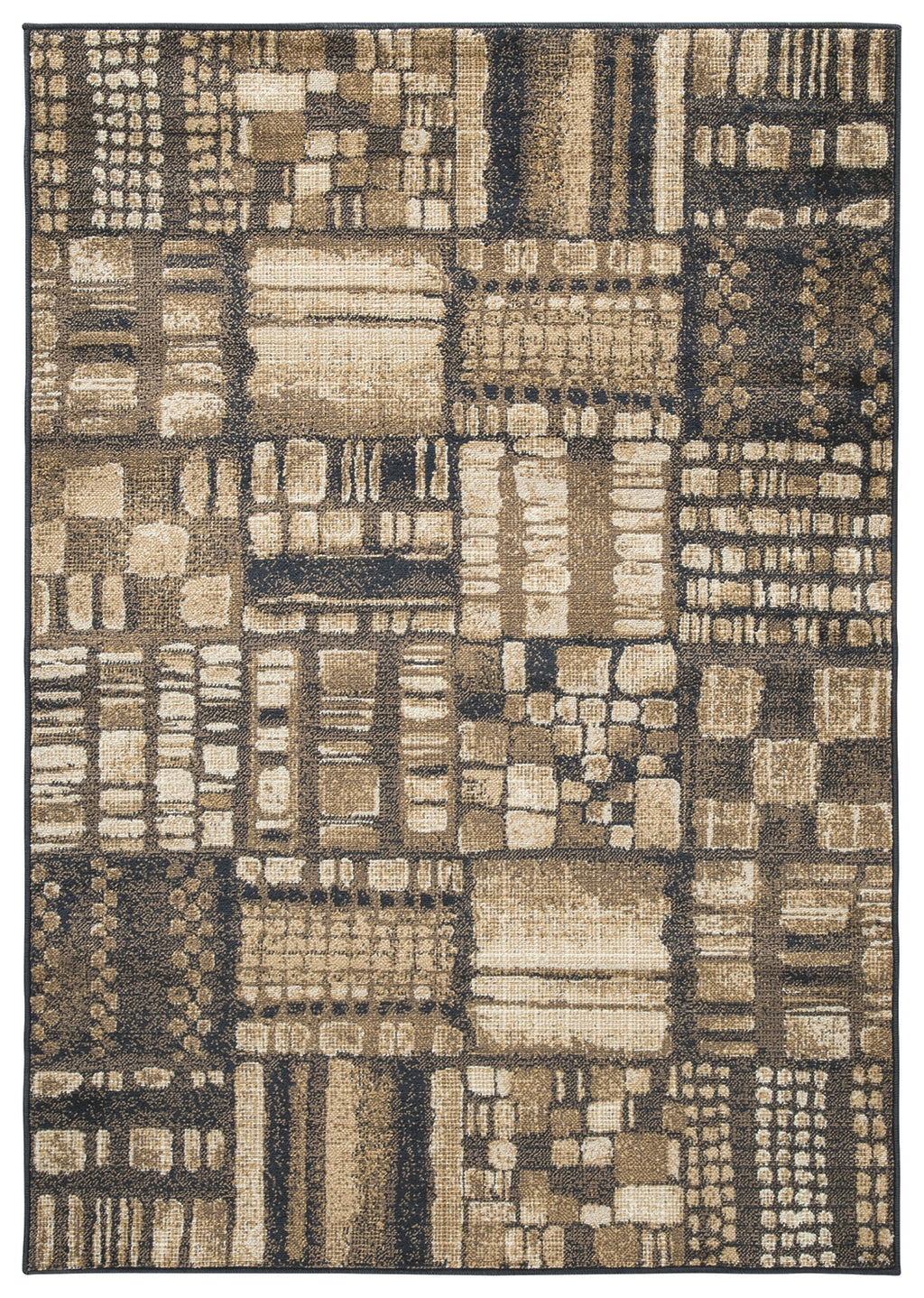 Hilliard R401791 BlackBrown Large Rug