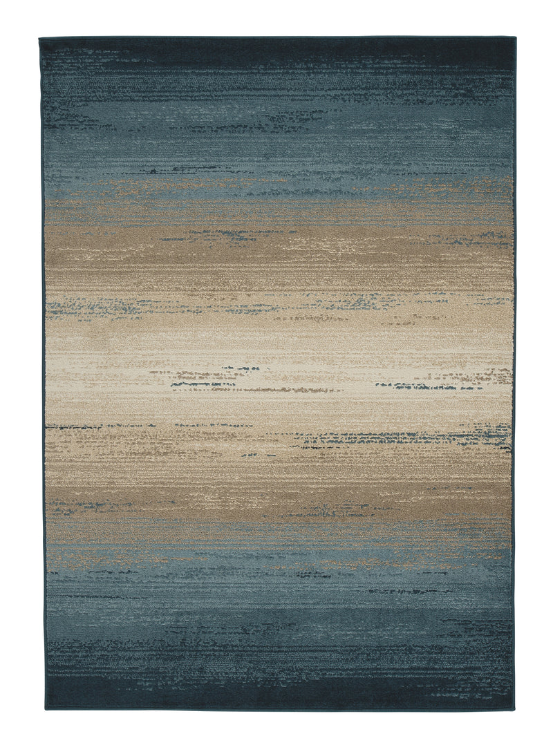 Ignacio R402062 BlueTan Medium Rug