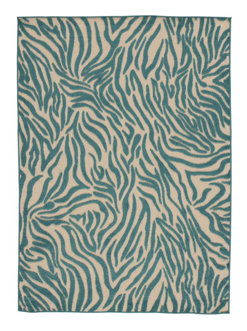 Japheth R402182 Turquoise Medium Rug