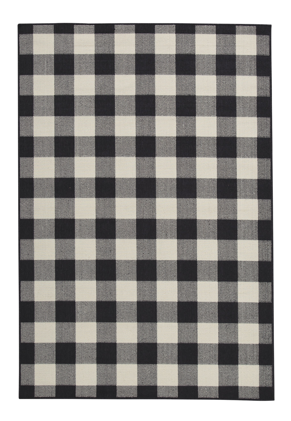 Juji R402251 BlackWhiteGray Large Rug